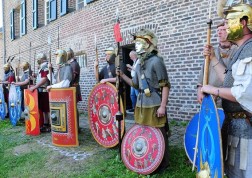 Römische Soldaten an Haus Bürgel